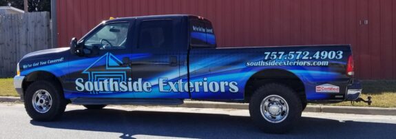 44303808_2819302338183939_7416072798247845888_n Window Replacement, gutters, and siding Truck in Southside, VA and Smithfield, VA